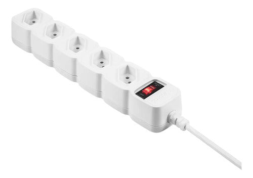 Protetor Eletrônico com 5 Tomadas EPE 205 + Branco Intelbras