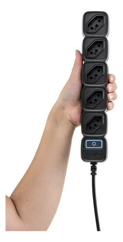 EWS 305 - Protetor eletrônico smart Wi-Fi Preto
