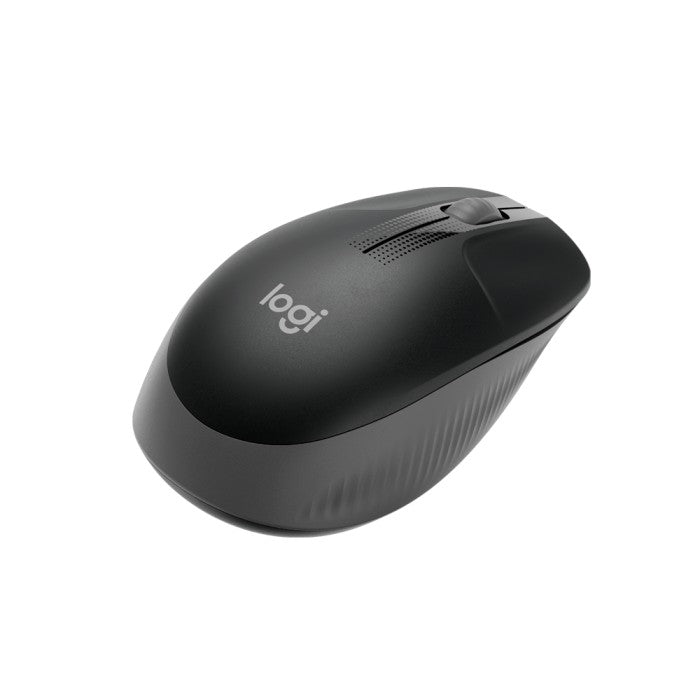 MOUSE SEM FIO LOGITECH M190 COM DESIGN AMBIDESTRO COMPACTO, CONEXÃO USB E PILHA INCLUSA, CINZA 910-005902
