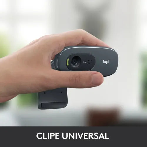 WEBCAM HD LOGITECH C270 CINZA 960-000694