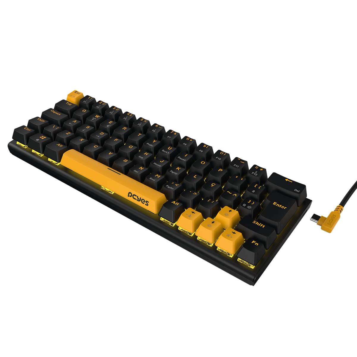 TECLADO MECANICO 60% PCYES KUROMORI - VOYAGER EDITION - SWITCH BLUE - KMVY60BL