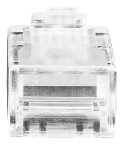 Conector CONEX 1000 RJ45 Cat5e c/ 50 un. Transparente Intelbras