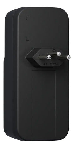 ADAPTADOR DE 2 TOMADAS E 2 USB - EAC 202 PT