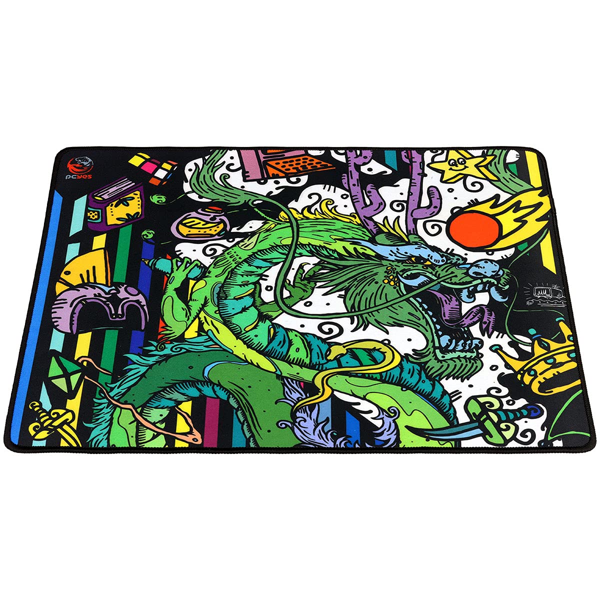 MOUSE PAD GAMER PCYES ANCIENT DRAGON MEDIUM - 500 X 400MM - PMA50X40