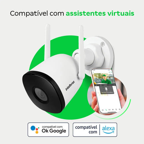 Câmera de Vídeo Wi-Fi Full HD iM5 SC Branca