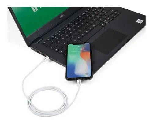 CABO USB-C - LIGHTNING 1,2M PVC BRANCO EUCL 12PB