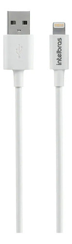 CABO USB LIGHTNING 1.2M PVC BRANCO EUAL12PB