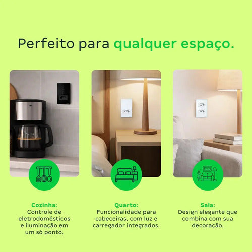 TOMADA DUPLA 10A WI-FI ETW 1002 BR