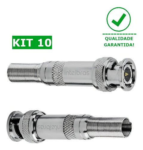 CONECTOR BNC MOLA CONEX 1000 (PAC C/ 10 PCS)
