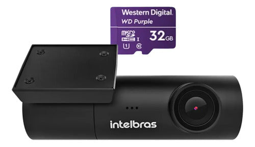 CAMERA VEICULAR FULL HD SMART DC3102 C/ CARTAO MICRO SD 32GB