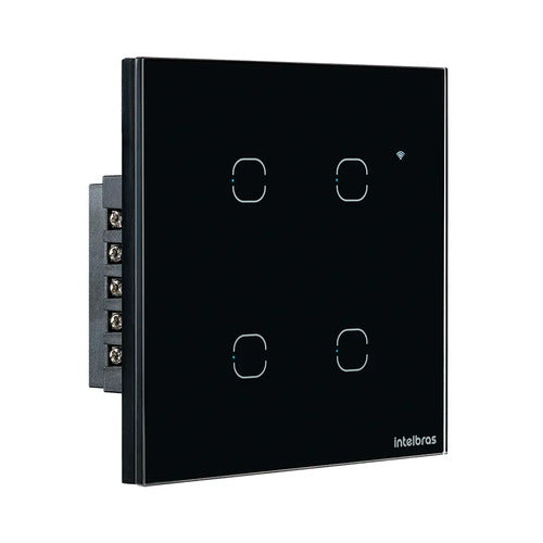 INTERRUPTOR TOUCH WI-FI 4 TECLAS EIW 1004 PT