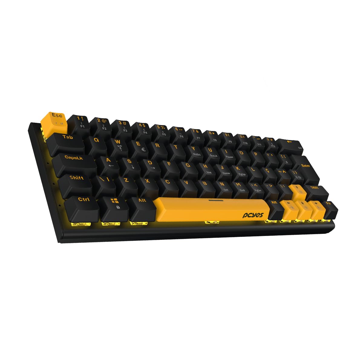 TECLADO MECANICO 60% PCYES KUROMORI - VOYAGER EDITION - SWITCH BLUE - KMVY60BL