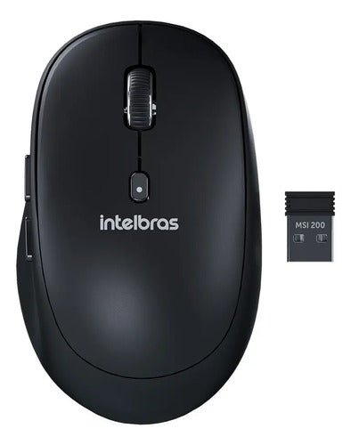 MOUSE INTELBRAS MSI200 -SEM FIO PRETO BLISTER