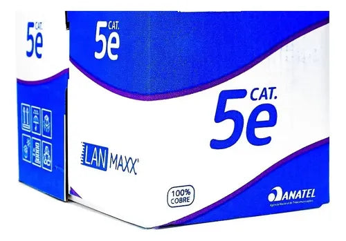 CABO U/UTP 24AWGX4P CAT.5E CMX AZUL (CX 305M) MPT