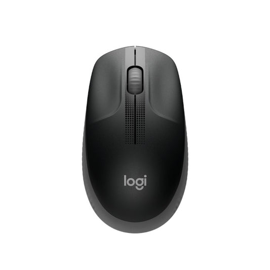 MOUSE SEM FIO LOGITECH M190 COM DESIGN AMBIDESTRO COMPACTO, CONEXÃO USB E PILHA INCLUSA, CINZA 910-005902