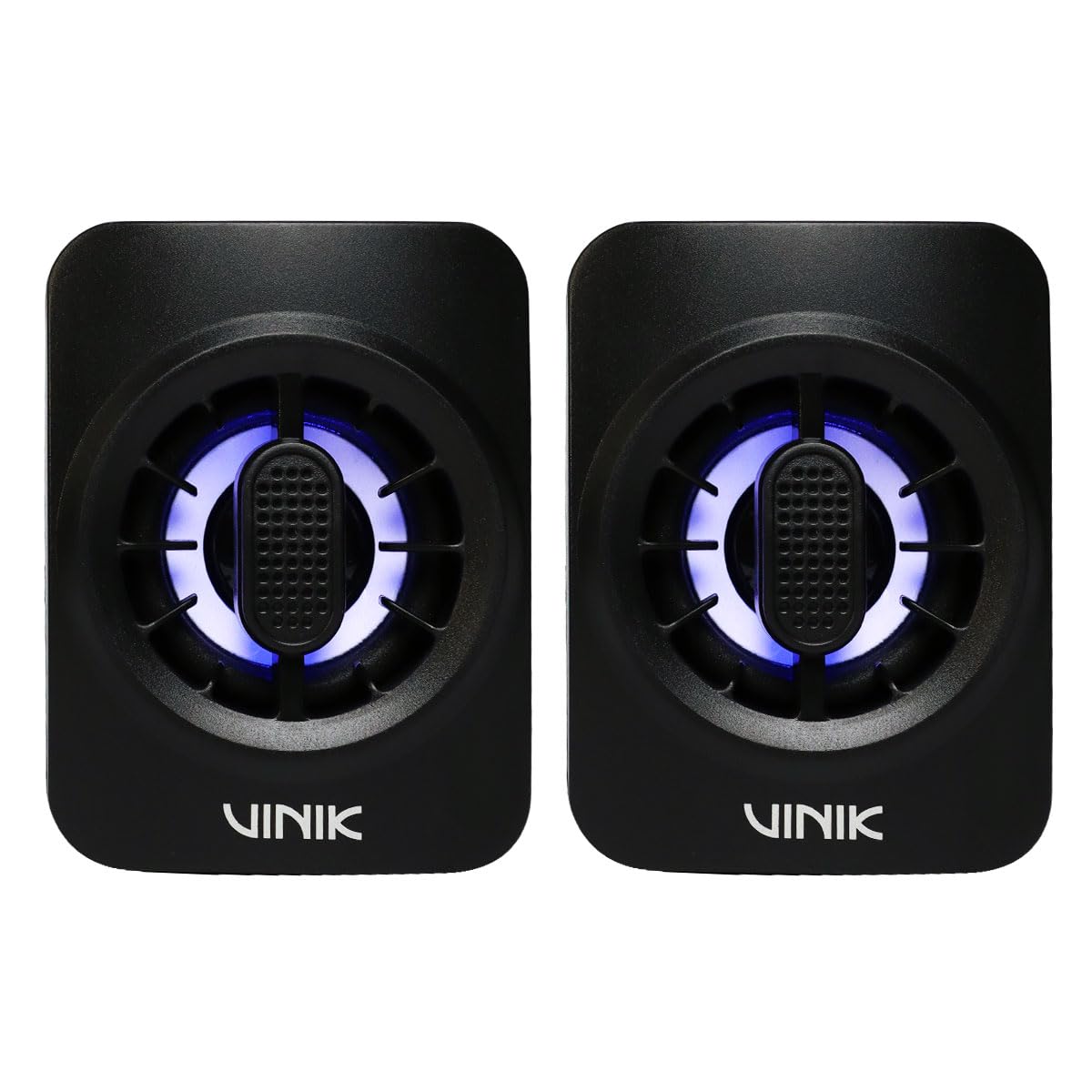 CAIXA DE SOM GAMER VINIK ECLIPSE 6W 2.0 LED RAINBOW - VSPKG6WEC