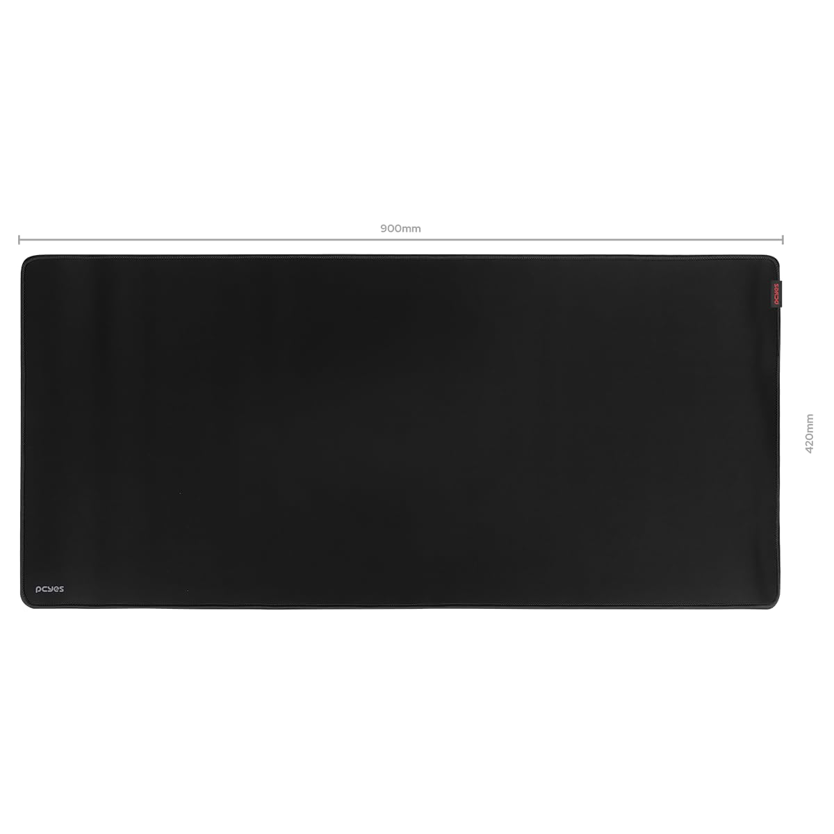 MOUSE PAD PCYES BLACK EXTENDED - 900X420MM - PMC90X42B