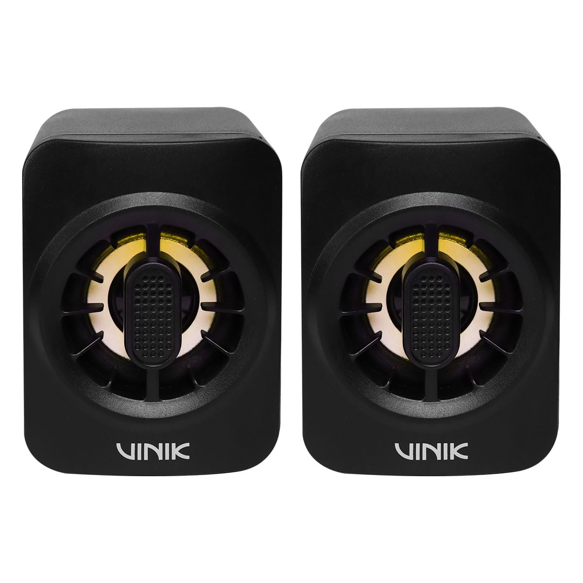CAIXA DE SOM GAMER VINIK ECLIPSE 6W 2.0 LED RAINBOW - VSPKG6WEC