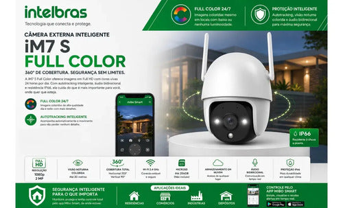 CAMERA IP IR WI-FI FULL HD - IM7 S FULL COLOR