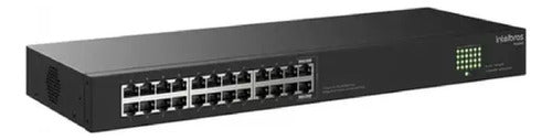 Switch Não Gerenciável Intelbras S1124g 24 Portas
