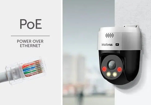 Câmera Segurança IP POE Intelbras VIP 1300 MINI SD