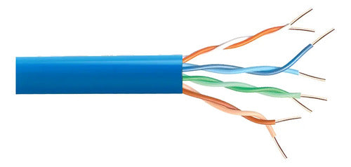 CABO U/UTP 24AWGX4P CAT.5E CMX AZUL (CX 305M) MPT