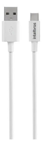 CABO USB TIPO C 1.2M PVC BRANCO EUAC12PB