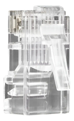 Conector CONEX 1000 RJ45 Cat5e c/ 50 un. Transparente Intelbras