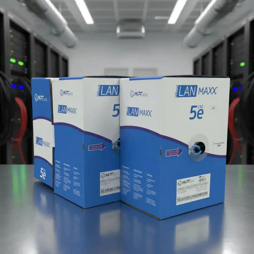 CABO U/UTP 24AWGX4P CAT.5E CMX AZUL (CX 305M) MPT
