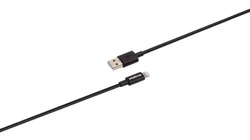 CABO USB LIGHTNING 1.2M PVC PRETO EUAL12PP (APPLE)