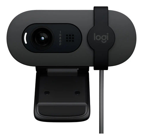WEBCAM FULL HD LOGITECH BRIO 100, 1080P USB GRAFITE 960-001586