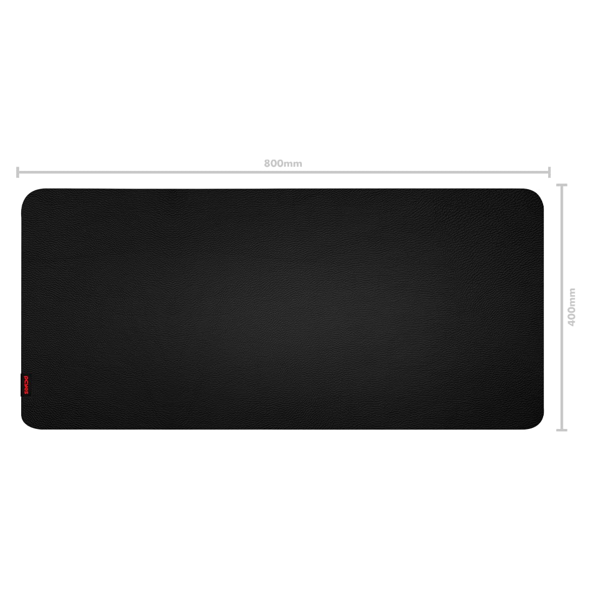 MOUSE PAD DESK MAT PCYES EXCLUSIVE PRETO 800X400 PCYES - PMPEX