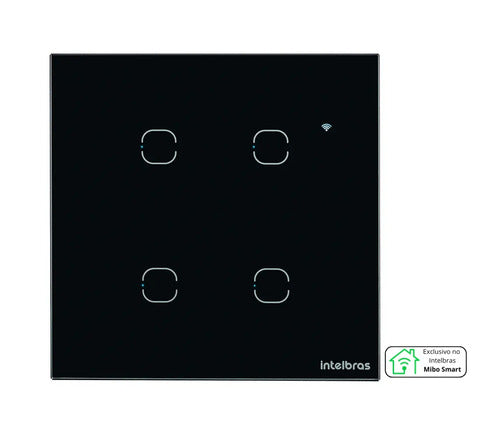 INTERRUPTOR TOUCH WI-FI 4 TECLAS EIW 1004 PT