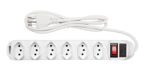 Filtro de Linha com 6 Tomadas EPE 1006 Branco Intelbras