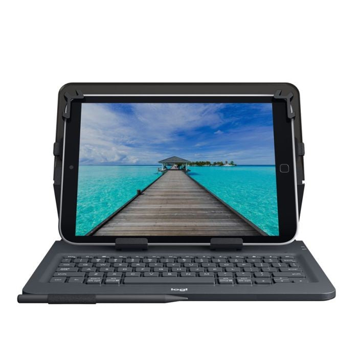 CAPA COM TECLADO PARA TABLET LOGITECH UNIVERSAL KEYBOARD FOLIO PRETO 920-008334