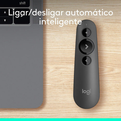 APRESENTADOR SEM FIO LOGITECH R500S GRAFITE