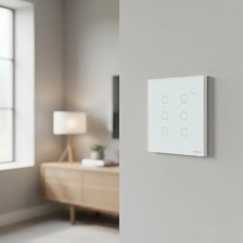 INTERRUPTOR TOUCH WI-FI 6 TECLAS EIW 1006 BR