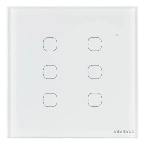 INTERRUPTOR TOUCH WI-FI 6 TECLAS EIW 1006 BR