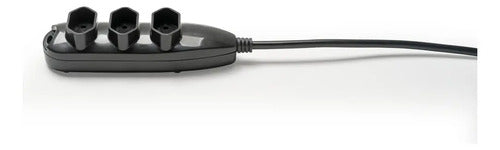 EXTENSAO ELETRICA 3 TOMADAS 3 PINOS 10A 5M PRETA EXT 3005