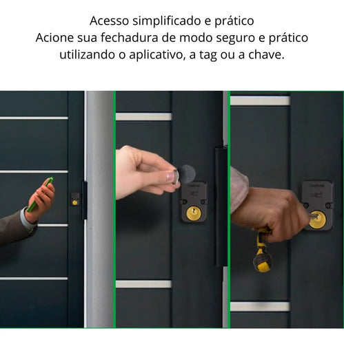 Fechadura elétrica inteligente IFX 4000 ID