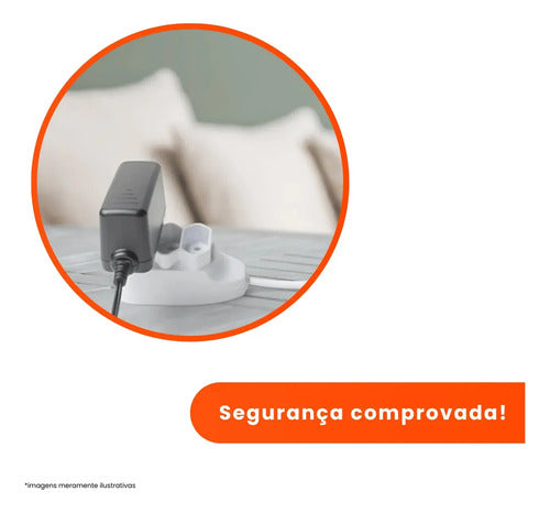 EXTENSAO ELETRICA 3 TOMADAS 2 PINOS 10A 5M BRANCA EXT 2005