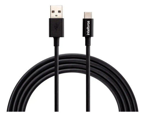 Cabo USB-C 1,2m PVC EUAC 12PP Preto