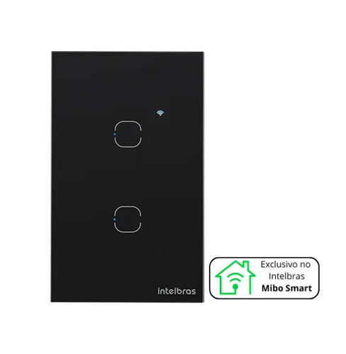 INTERRUPTOR TOUCH WI-FI 2 TECLAS EIW 1002 PT
