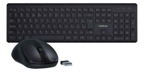 Combo Teclado e Mouse CSI50 Sem Fio Preto Intelbras