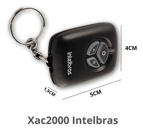 CONTROLE REMOTO 433,92 MHz XAC 2000 TX PRETO