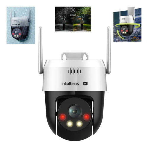 Câmera Segurança IP WIFI Intelbras VIPW 1300 MINI SD