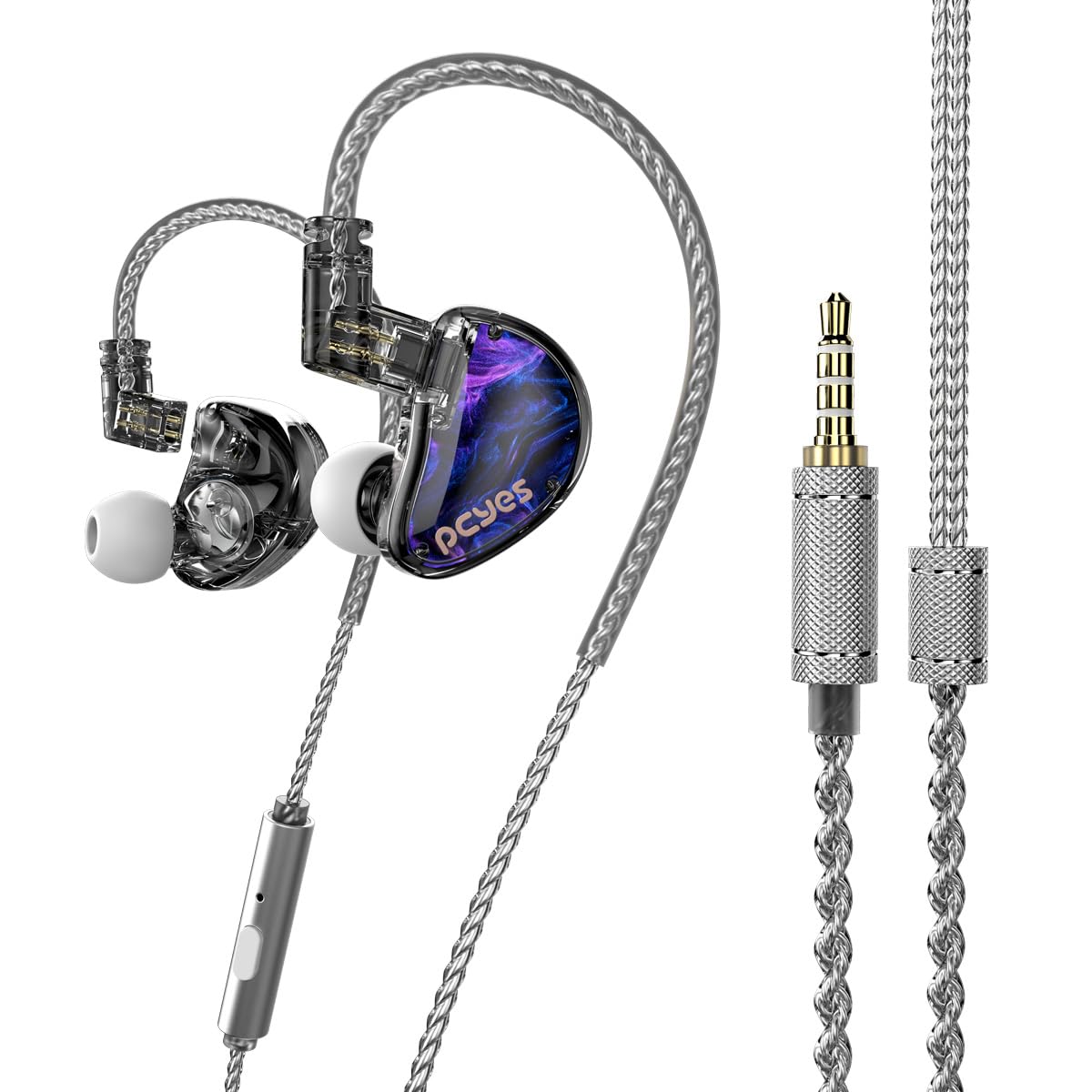 FONE DE OUVIDO GAMER PCYES NEBULLA, DRIVER DINAMICO 10MM, INTRA AURICULAR, P3 3,5MM, CABO DESTACAVEL 1,6M - FPN1DD