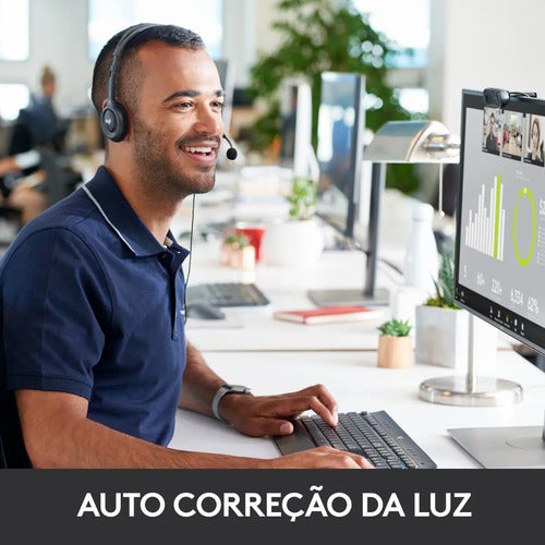 WEBCAM HD LOGITECH C270 CINZA 960-000694