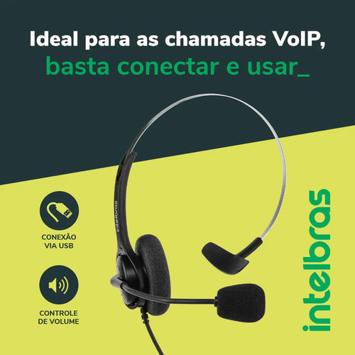 HEADSET CHS 40 USB - INTELBRAS