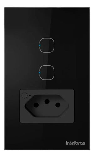 TOMADA SIMPLES 10A E 2 TECLAS WI-FI ETW 1021 PT